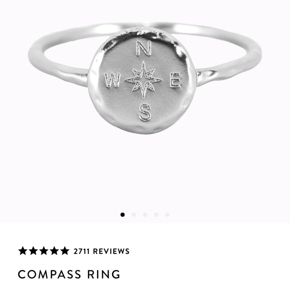 Pura Vida Compass ring